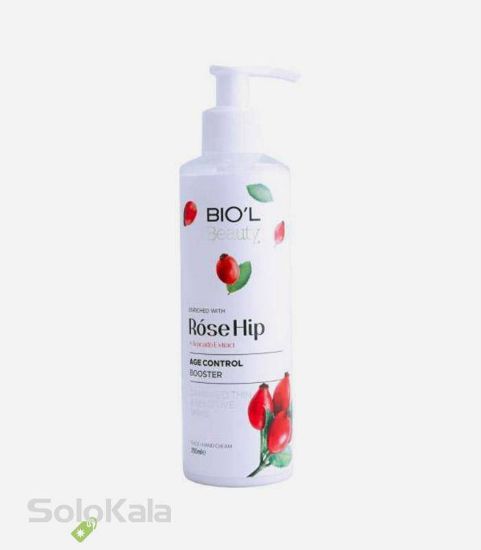 کرم-مرطوب-کننده-rose-hip-بیول-پمپی-حجم-250-میلی-لیتر