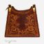 کیف رودوشی قلم زنی زنانه چرم طبیعی مدل SL4185