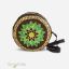 کیف رودوشی قلم زنی گرد زنانه چرم طبیعی مدل SL7582