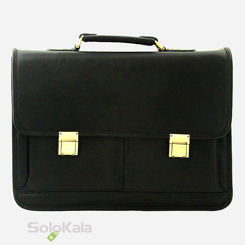 کیف اداری مردانه چرم طبیعی مدل SL5195
