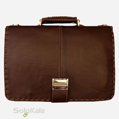 کیف اداری مردانه چرم طبیعی مدل SL8573