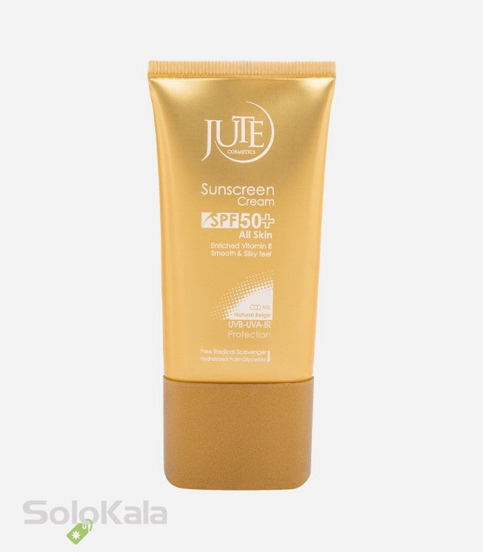 کرم ضد آفتاب بژ طبیعی ژوت SPF50