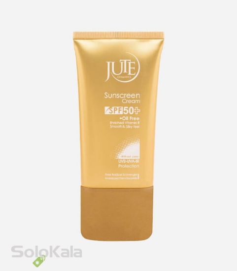 کرم ضد آفتاب تیوپی بی رنگ ژوت مناسب پوست چرب SPF 50