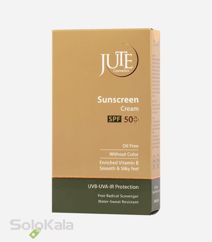 کرم ضد آفتاب تیوپی بی رنگ ژوت مناسب پوست چرب SPF 50
