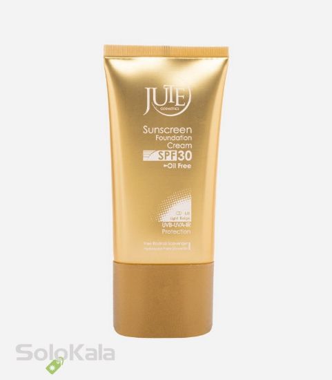 کرم پودر حاوی ضد آفتاب SPF 30 ژوت مناسب پوست چرب