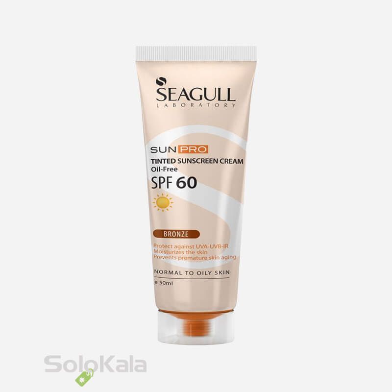 ضد آفتاب SPF 60 فاقد چربی برنزه 50 میل سی گل