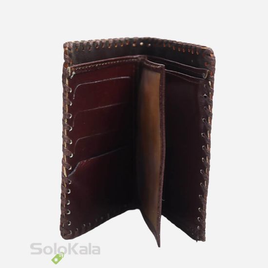 کیف پول قلم زنی چرم طبیعی مدل SL3610