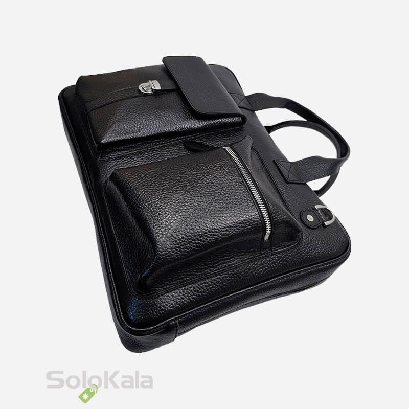 کیف اداری و لپ تاپ مردانه چرم طبیعی مدل SL3983