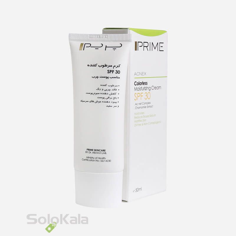 مرطوب کننده SPF 30 فاقد رنگ 50 میل پریم