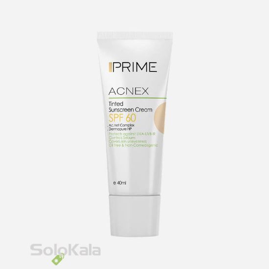 کرم ضد آفتاب رنگی پریم SPF 60 مدل Acnex