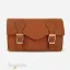 کیف رودوشی زنانه چرم طبیعی مدل SL6192 عسلی