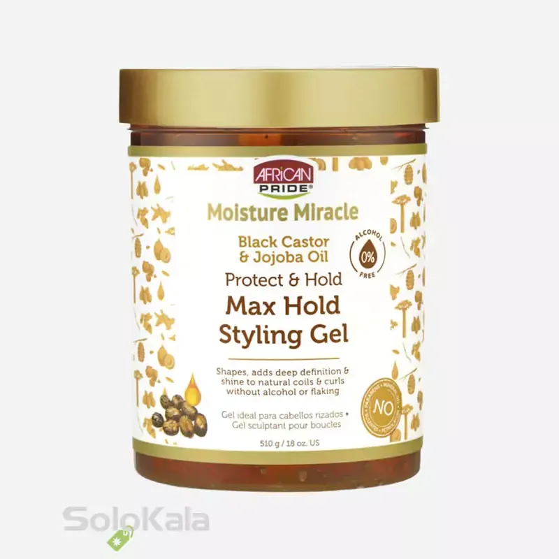 ژل مو آفریکن پراید مدل Miracle Max Hold Styling