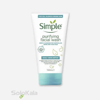 ژل شستشو صورت مدل skin detox سیمپل - نمای اصلی محصول