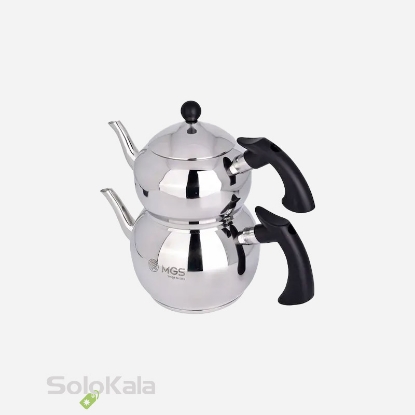 ست کتری و قوری لوله دار MGS با دسته باکالیت مدل 41019 - نمای اصلی محصول