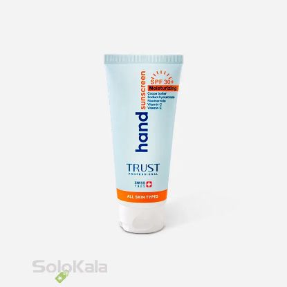 کرم تخصصی دست ضدآفتاب و آبرسان بیرنگ تراست مناسب انواع پوست