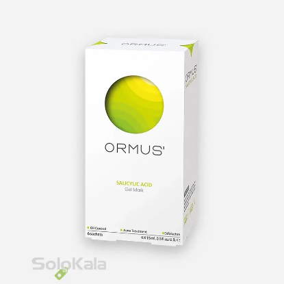 ژل ماسک صورت اورموس مدل سالیسیلیک اسید بسته 6 عددی