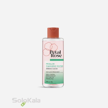 پاک کننده صورت میسلار واتر پتال رز مناسب پوست چرب و مستعد جوش