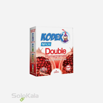 کاندوم کدکس مدل Double Pomegranate بسته 3 عددی