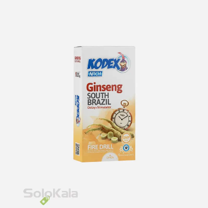 کاندوم تاخیری جیسینگ کدکس مدل Ginseng بسته 12 عددی