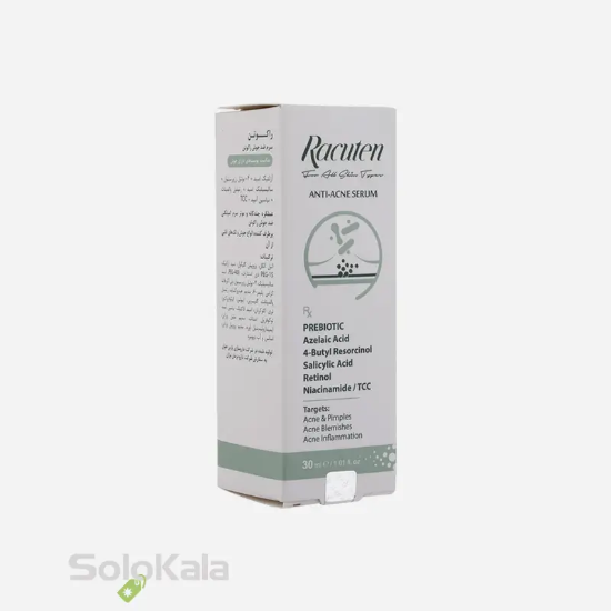 سرم پوست ضد جوش راکوتن مدل Anti Acne - نمای جعبه محصول