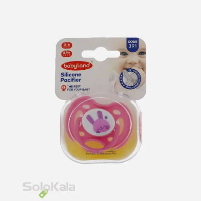 پستانک کودک ارتودنسی 391 بی بی لند رنگ صورتی