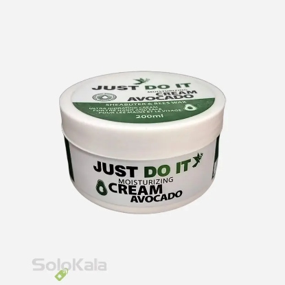 کرم آبرسان و مرطوب کننده آووکادو و شی باتر JUST DO IT مناسب پوست دست و صورت
