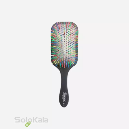 برس مو تخت مستطیل دندانه رنگی گلدن دیاموند