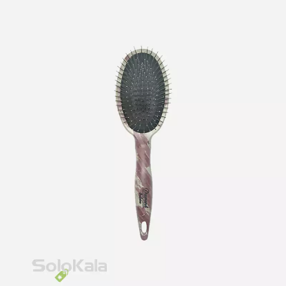 برس مو دسته گرد بیضی عکس دار دولچه گابانا سوزن فلزی گلدن دیاموند