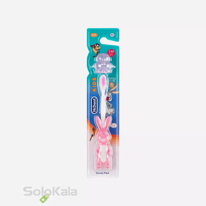 مسواک کودک هایدنت طرح خرگوش قاب دار کد 952 با برس نرم