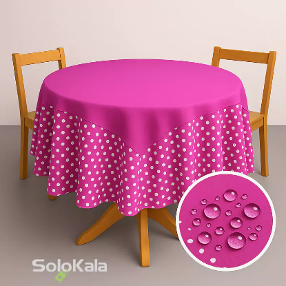 رومیزی آشپزخانه 2 تکه اوزکندیم سایز گرد مدل oz13504 - طراحی هوش مصنوعی