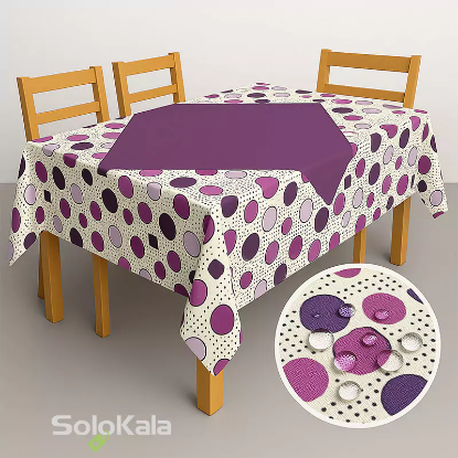 رومیزی آشپزخانه 2 تکه اوزکندیم سایز مستطیل مدل oz12103 - طراحی هوش مصنوعی