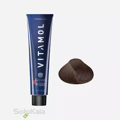 رنگ مو طبیعی قهوه ای روشن شماره 5 ویتامول