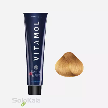 رنگ مو سری طلایی بلوند روشن شماره 8.5 ویتامول