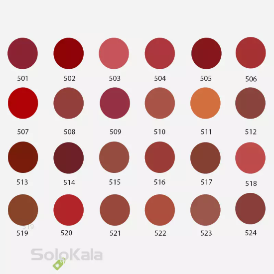 تست رژ لب جامد آلیس