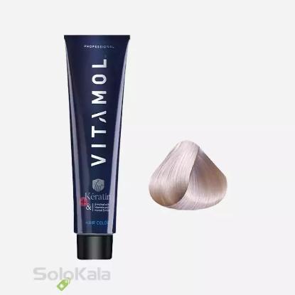 رنگ مو هایلایت بلوند خاکستری طبیعی فوق العاده روشن شماره 901 ویتامول