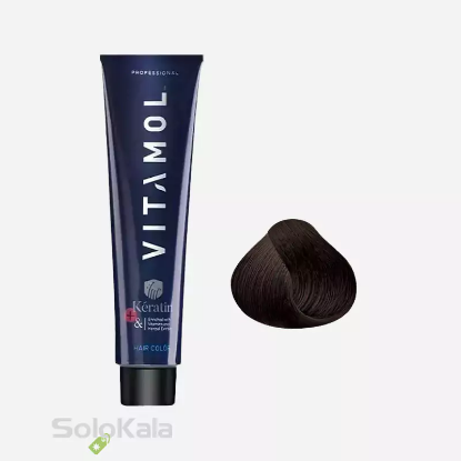 رنگ مو طبیعی قهوه ای روشن قوی شماره 5.00 ویتامول