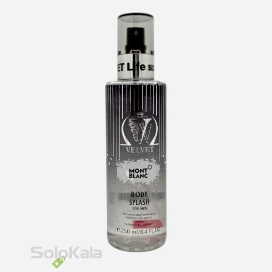 بادی اسپلش مردانه ولوت مدل MONT BLANC حجم 250 میل