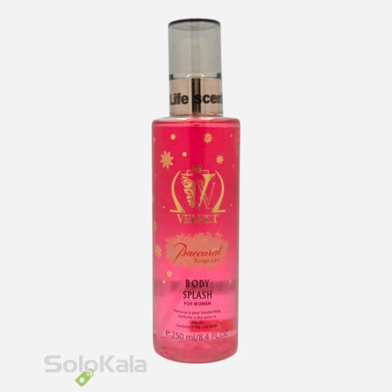 بادی اسپلش زنانه ولوت مدل Baccarat Rouge حجم 250 میل