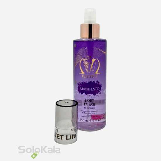 بادی اسپلش زنانه ولوت مدل MANIFESTO حجم 250 میل