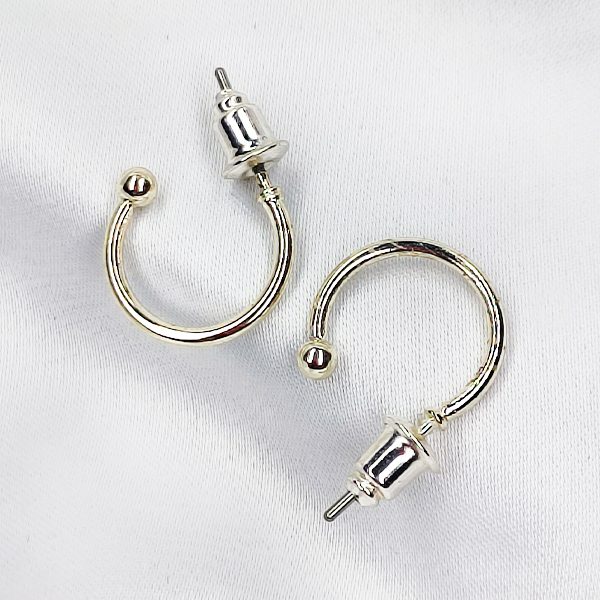 گوشواره حلقه ای توپی کد 5209