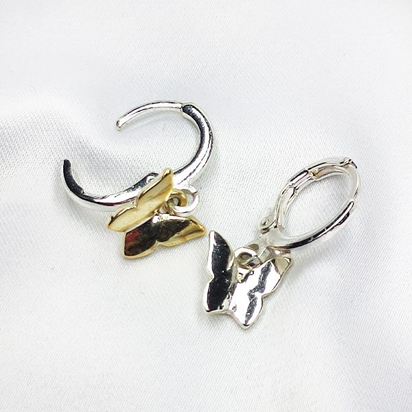 گوشواره آویز پروانه کد 5210