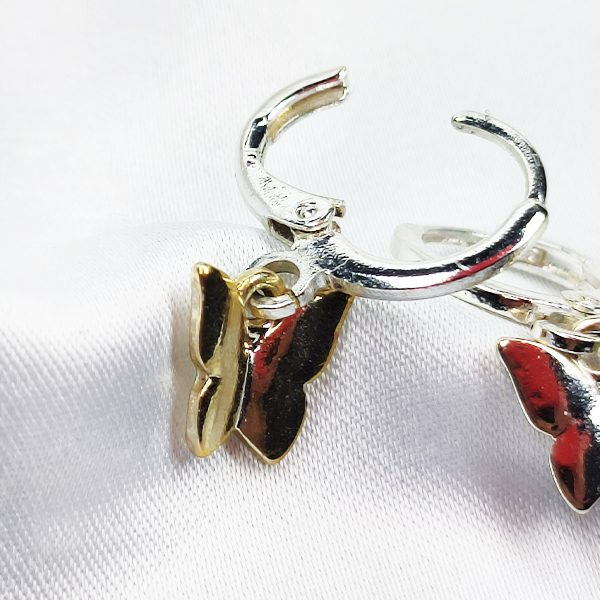 گوشواره آویز پروانه کد 5210