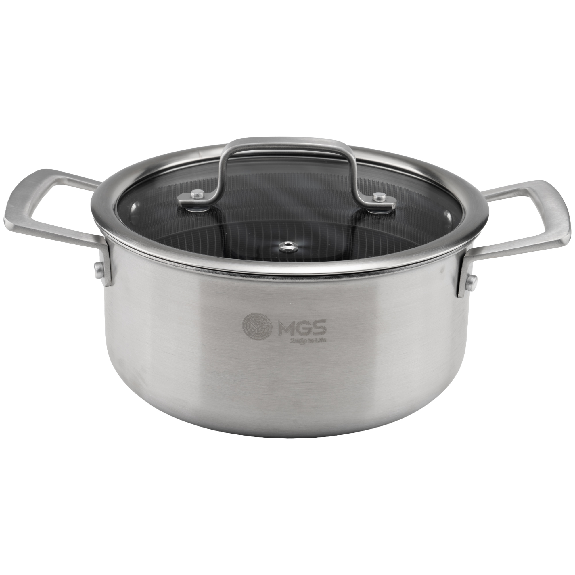 سرویس قابلمه 10 پارچه استیل کف لیزری کد CWS3110 - استیل