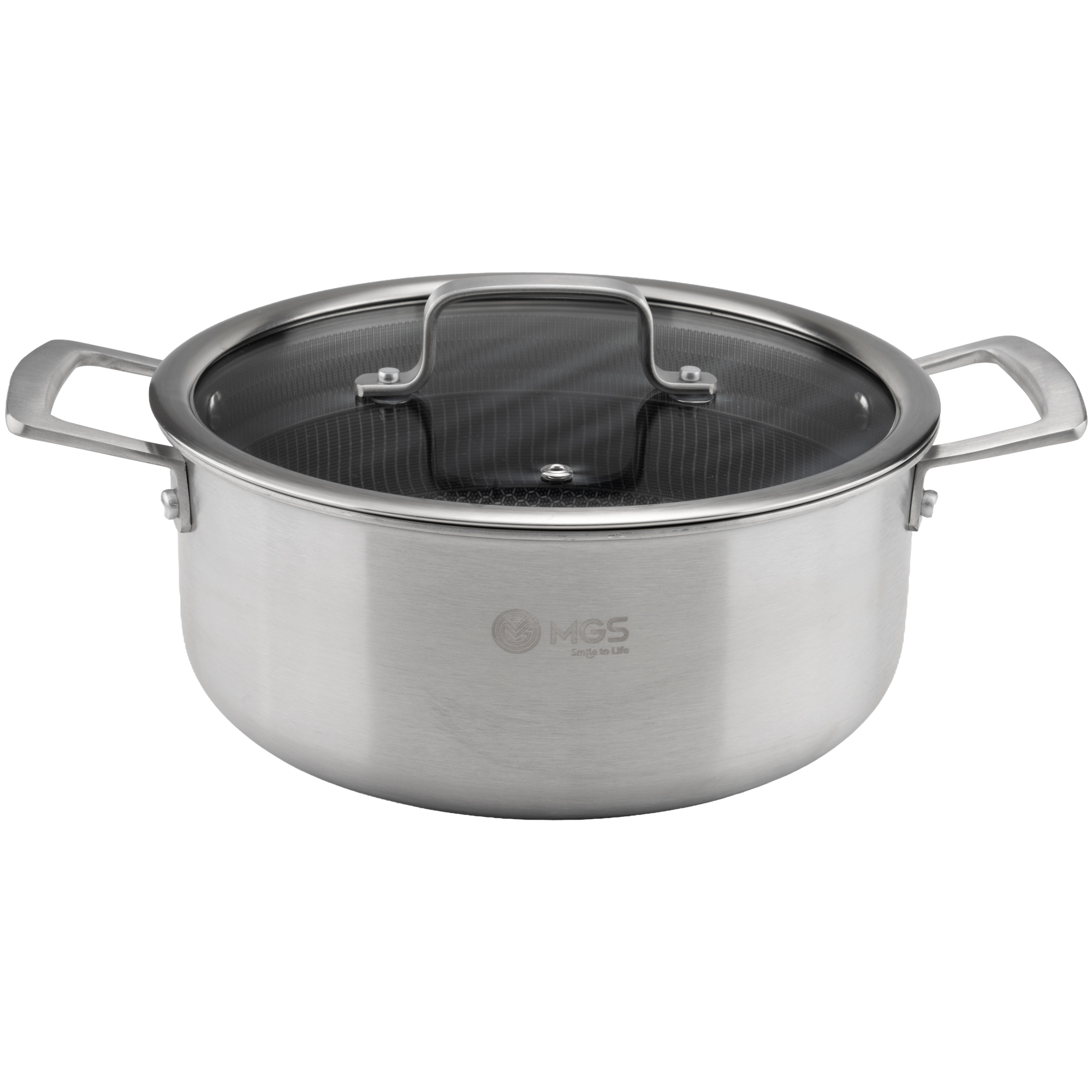سرویس قابلمه 12 پارچه استیل کف لیزری کد CWS3112 - استیل